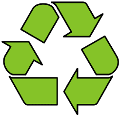 recycling trash symbol